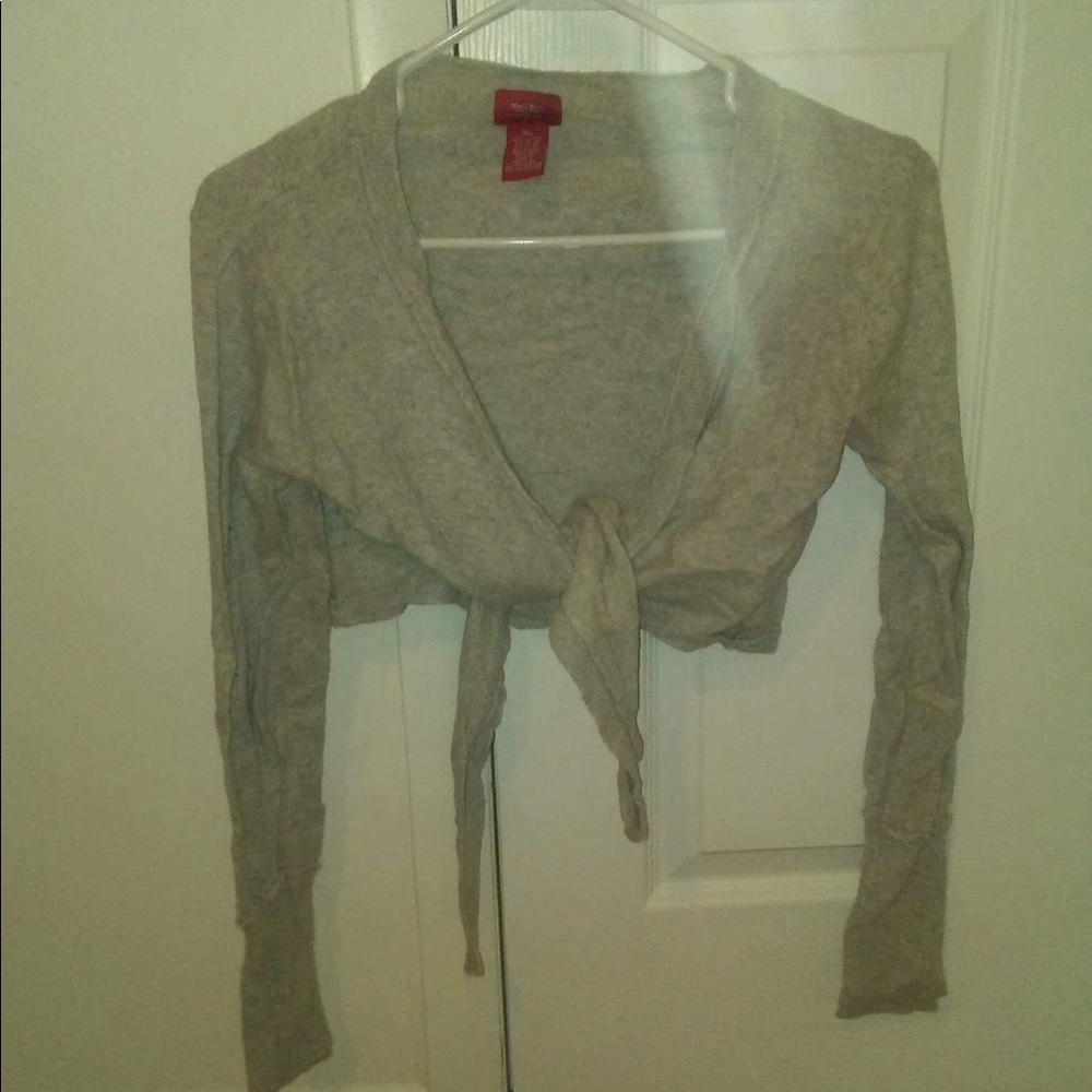 Heather grey sweater